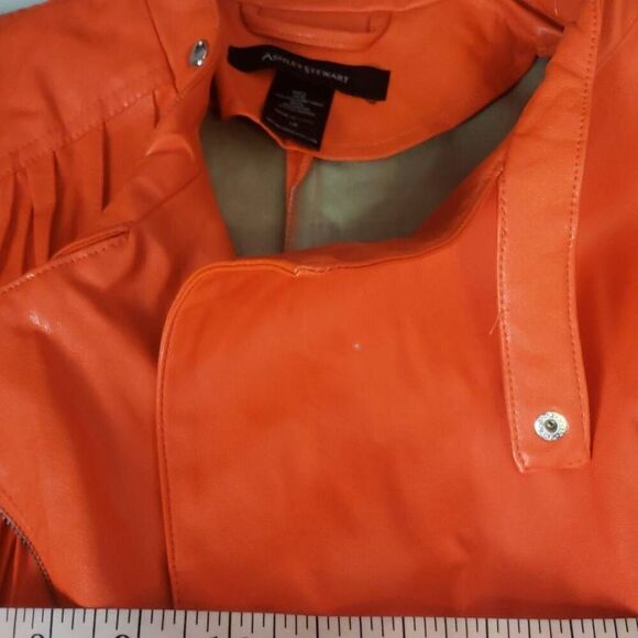 Orange Ashley Stewart Jacket Size 18 - Picture 11 of 14